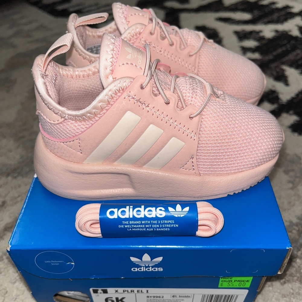 ADIDAS Kid's X_PLR Shoes - Ice Pink New With Box - Size6K